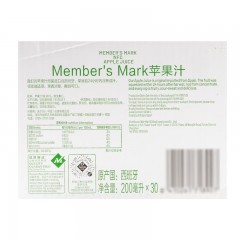 Member’s Mark 山姆 SAM LaVerja 西班牙苹果汁6L(200ml*30)非浓缩